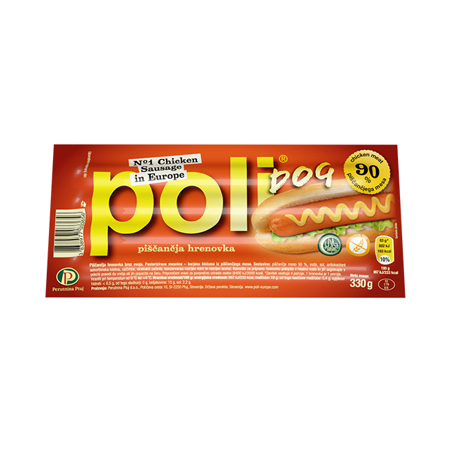 Poli Hrenovke Hot dog 330g